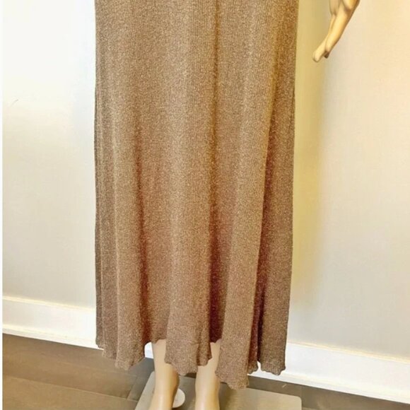 ZARA Maxi Dress Spaghetti Straps Knit Evening Formal Event Party Dress - Picture 4 of 7